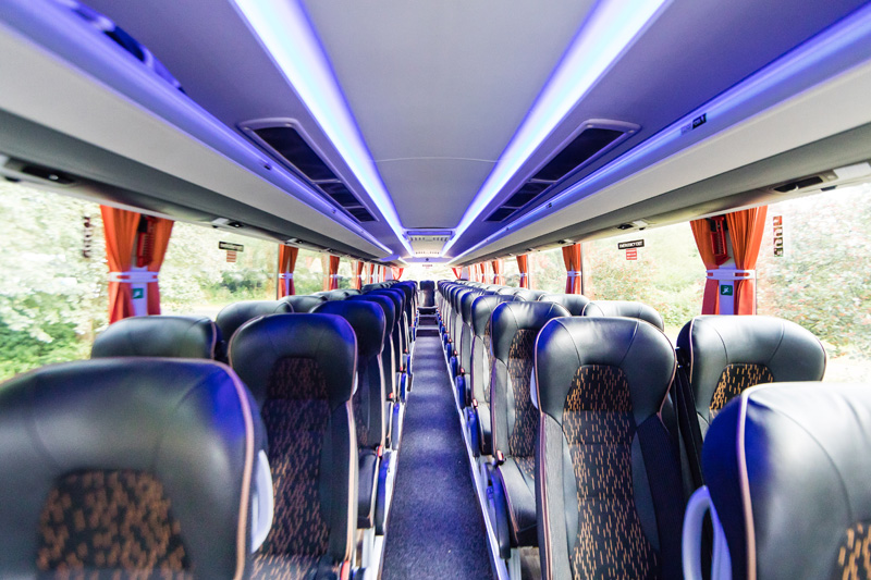 49-53 seat coach interior