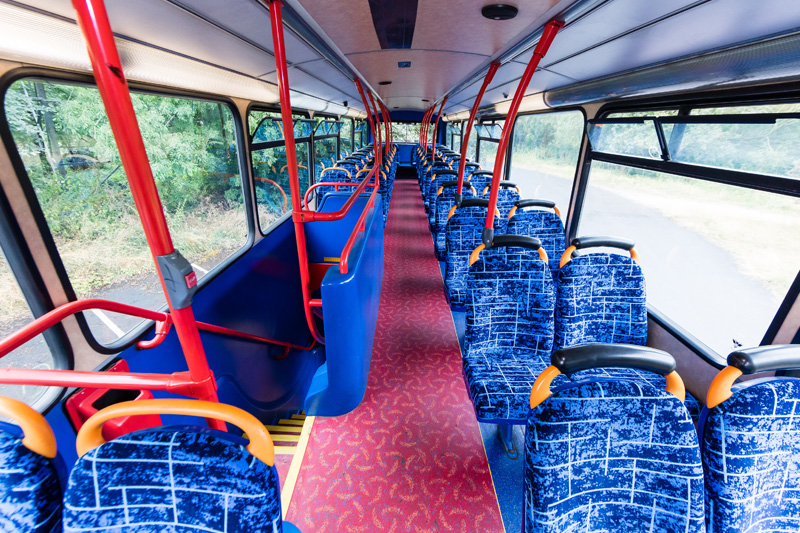 Double decker interior