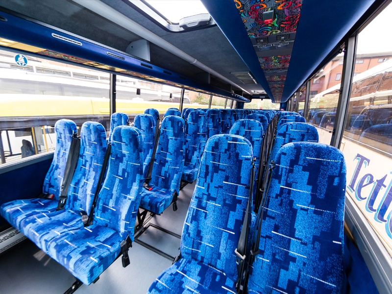 70 seat coach interior